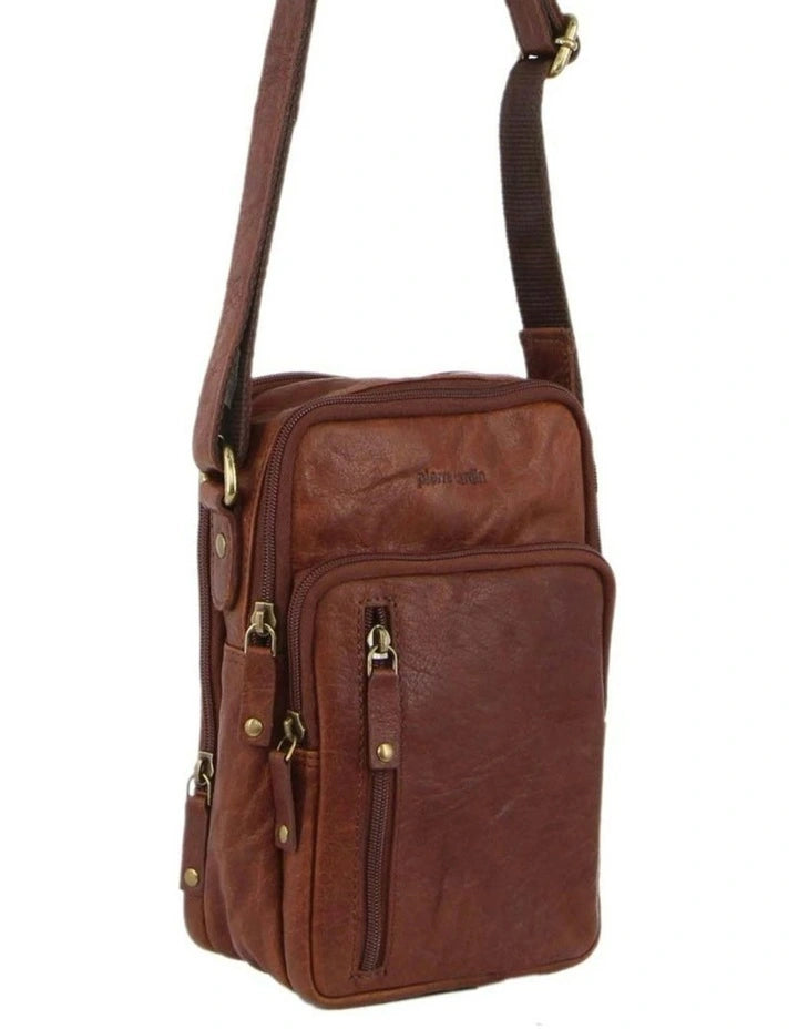 PC Rustic Leather Crossbody Bag