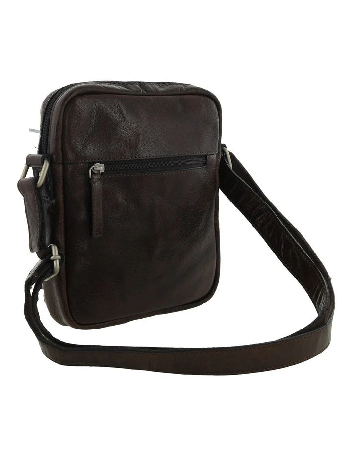 PC Rustic Leather Crossbody/Tablet Bag