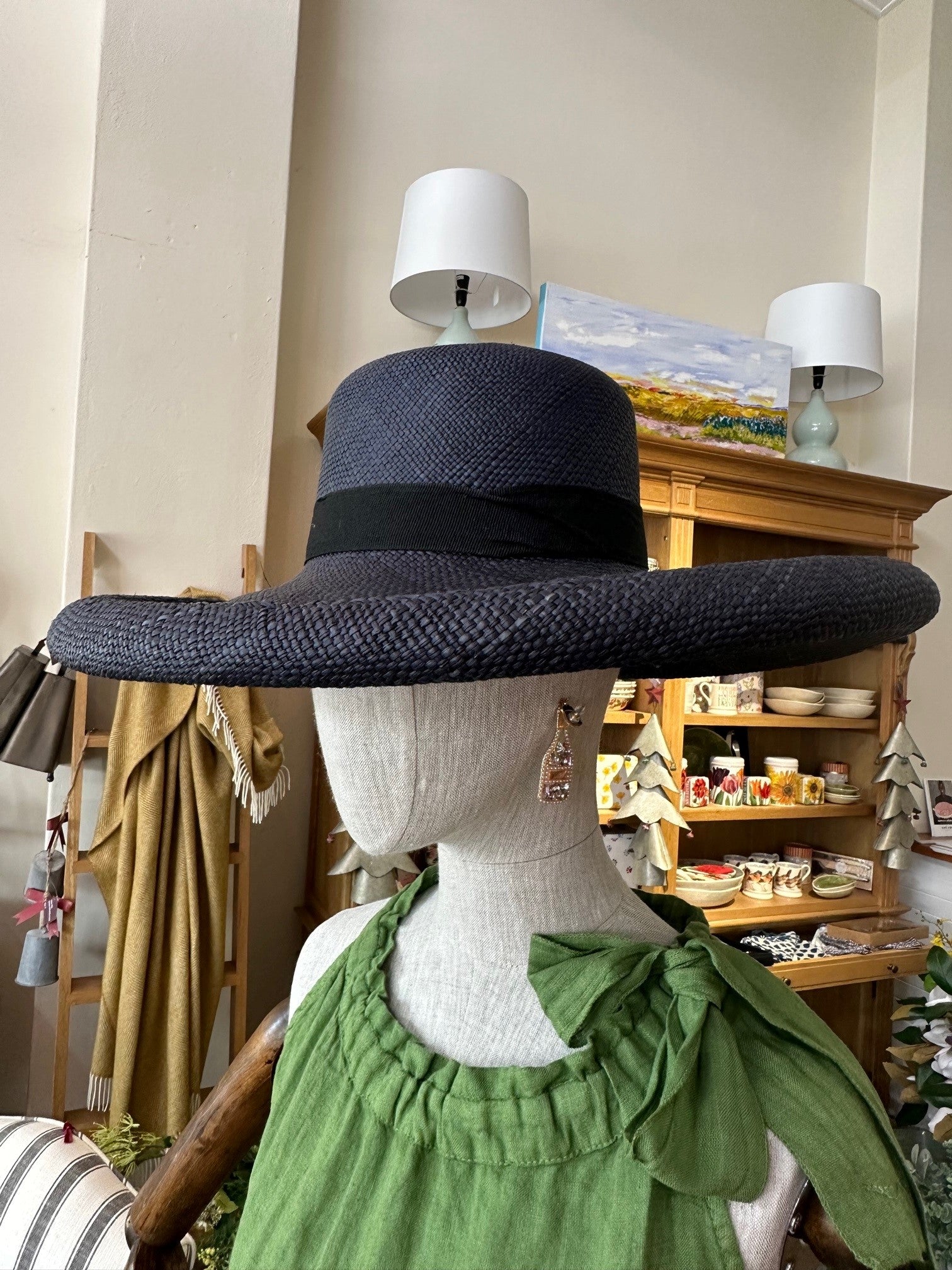 Hand Woven Panama Hat - Extra Wide& Rolled Brim