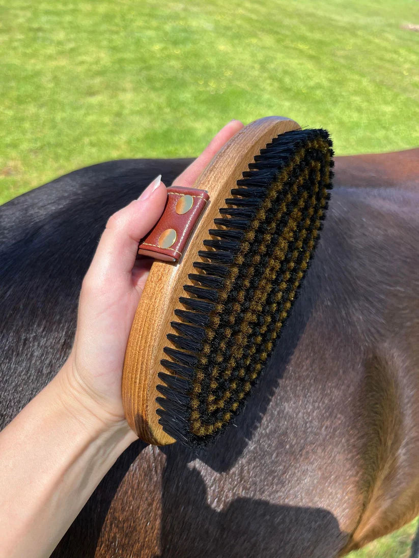 Mill & Hide - Hairy Pony - Copper Bristle Body Brush