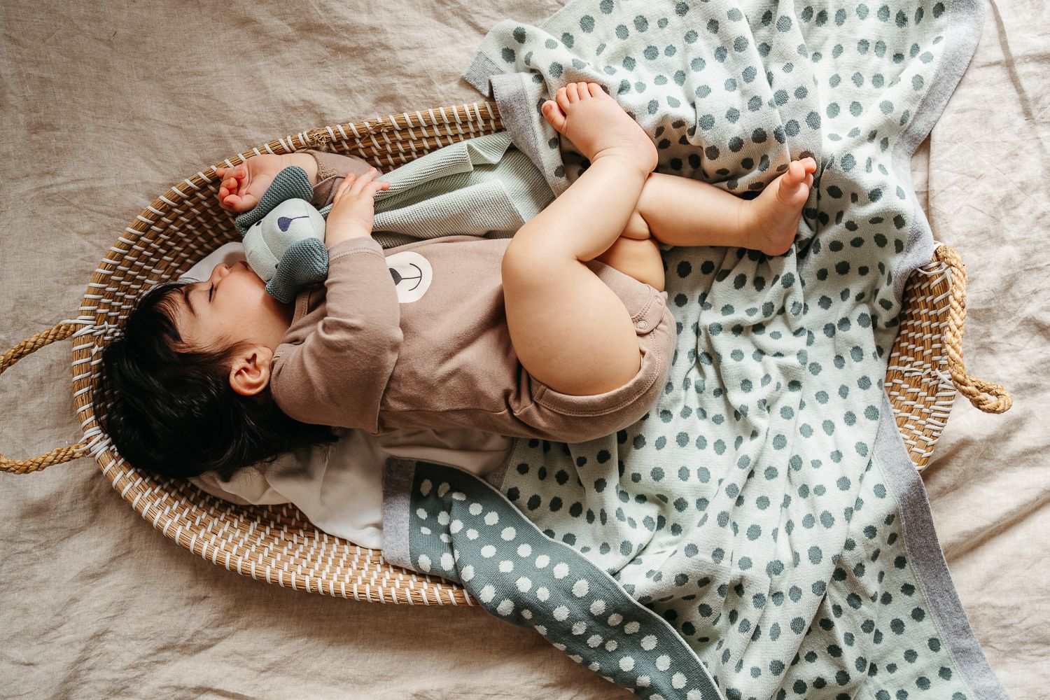 Sunny Spot Cotton Baby Blanket