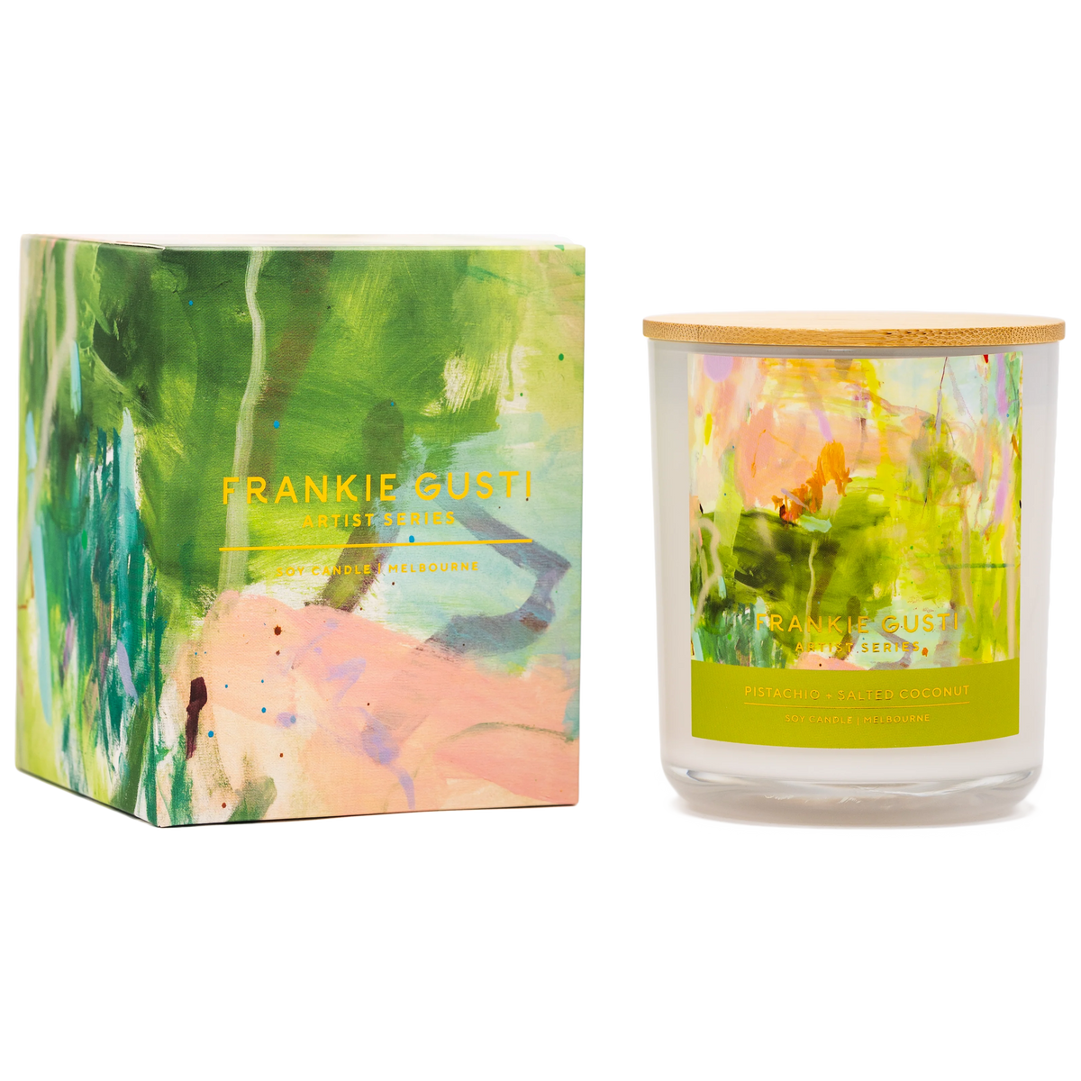 Artist Series Candle - Pistachio + Salted Coconut - Kate Eliza