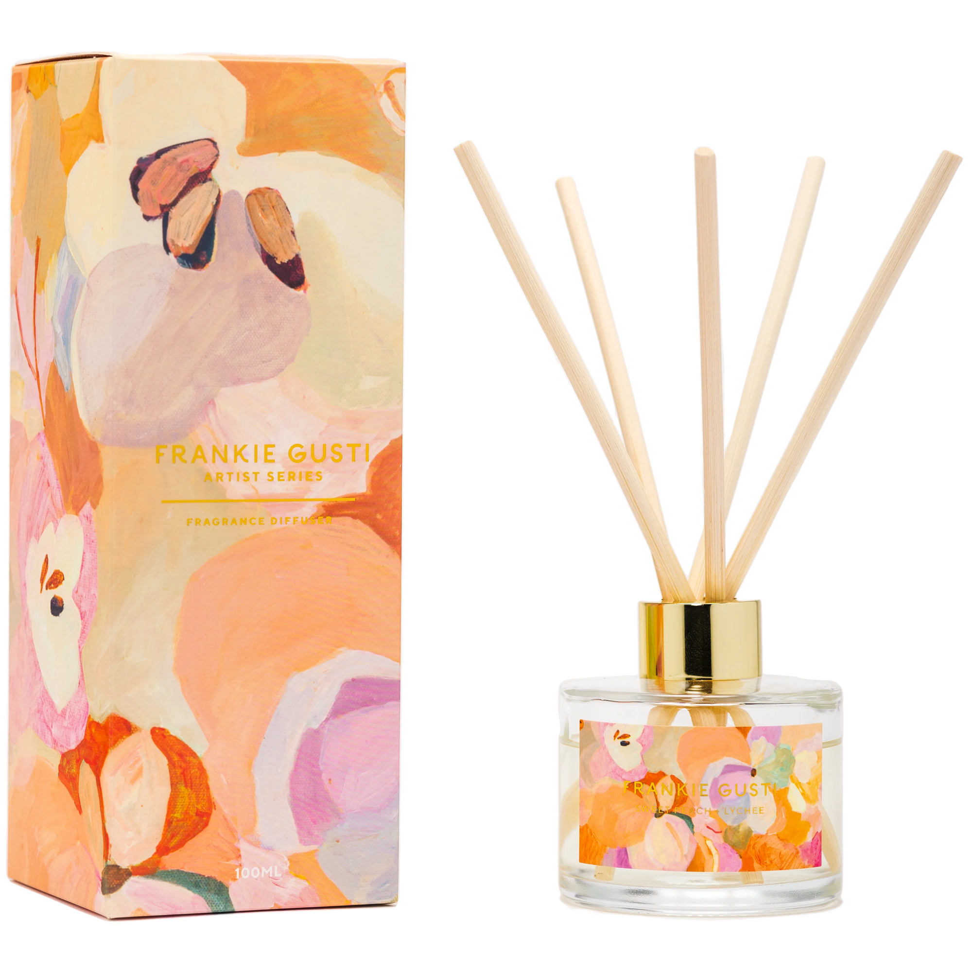 Artist Series Diffuser - Sweet Peach + Lychee - Jade Fisher