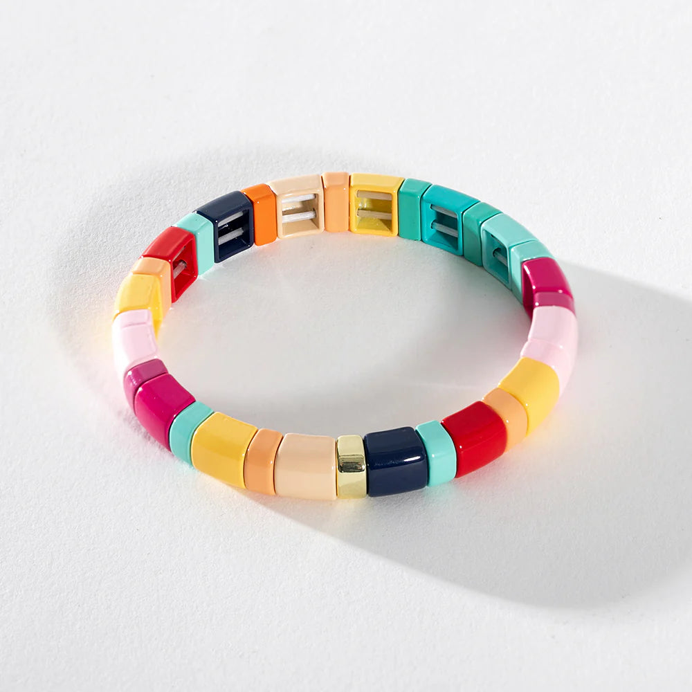 Colourful Enamel Bracelets