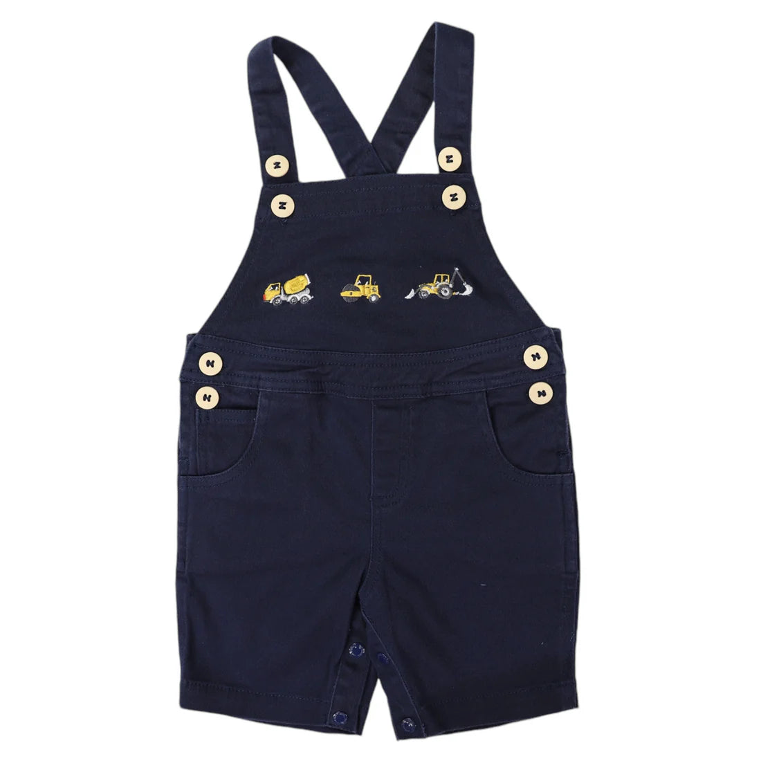 Trucks &amp; Diggers Embroidered Shortall - Navy