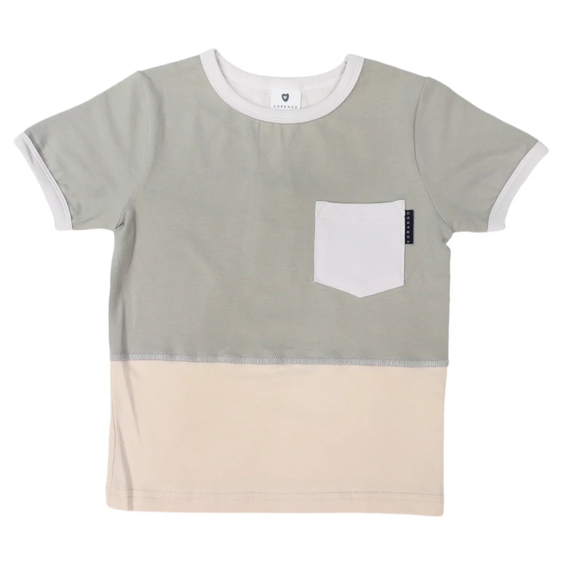 Contrast Tee - Green