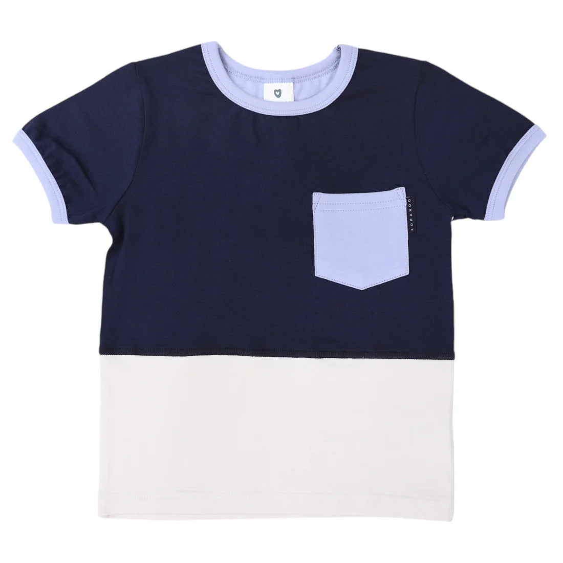 Contrast Tee - Navy