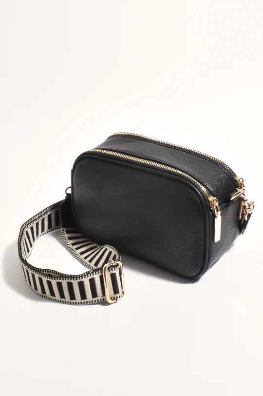 Bella Striped Webbing Camera Bag