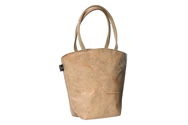 Leaf Leather Tote Bag