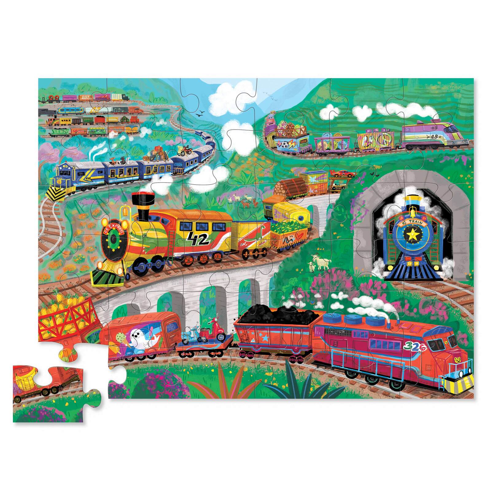 Classic Floor Puzzle - 36pc All Aboard