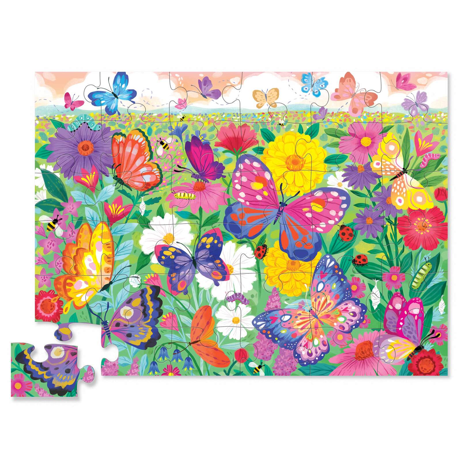 Classic Floor Puzzle - 36pc Butterfly Garden