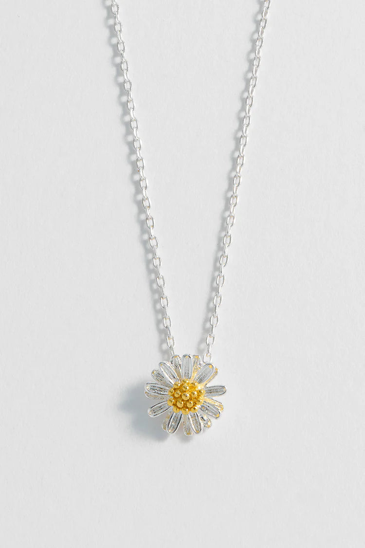 EB - Wildflower Necklace Silver Plated