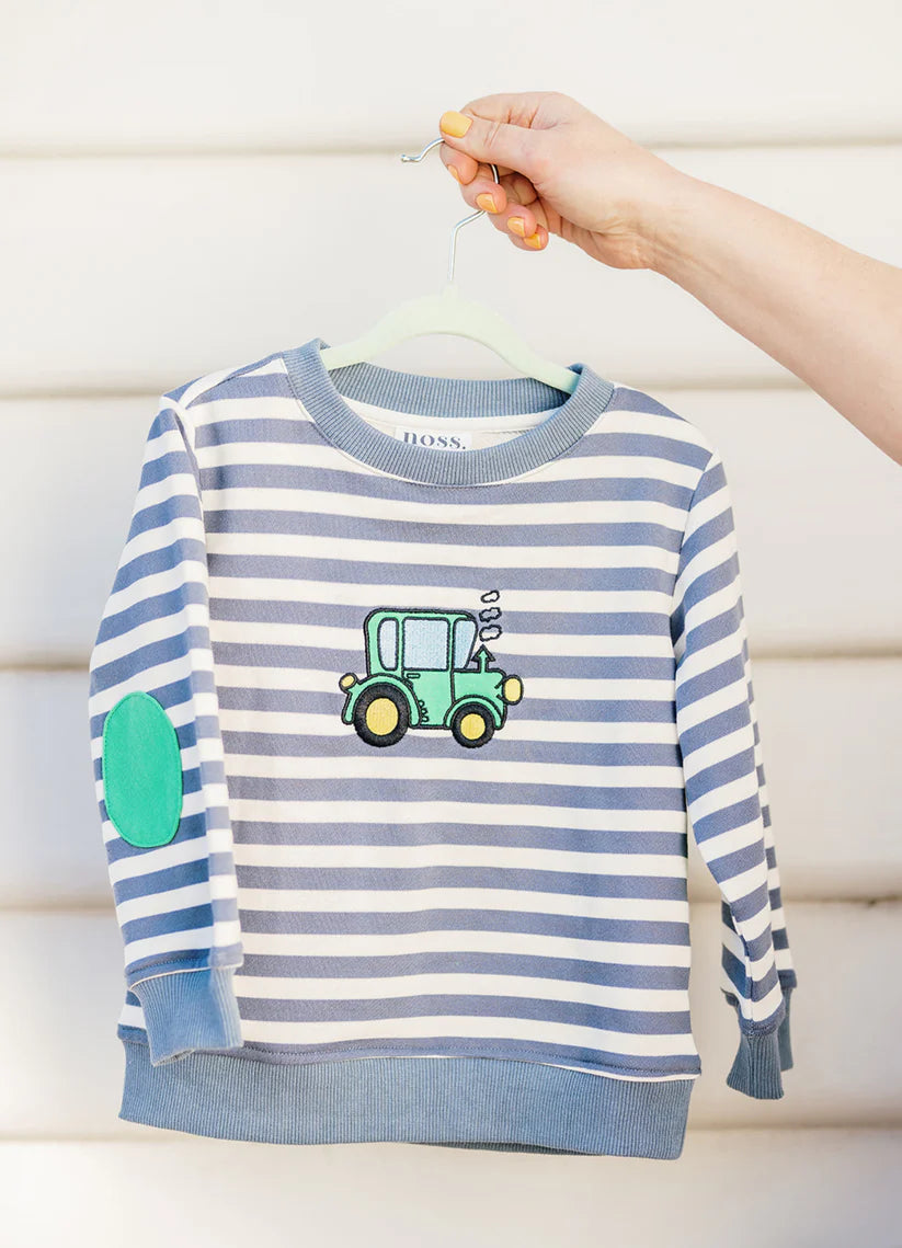 Mill &amp; Hide - Noss - Green Tractor Jumper