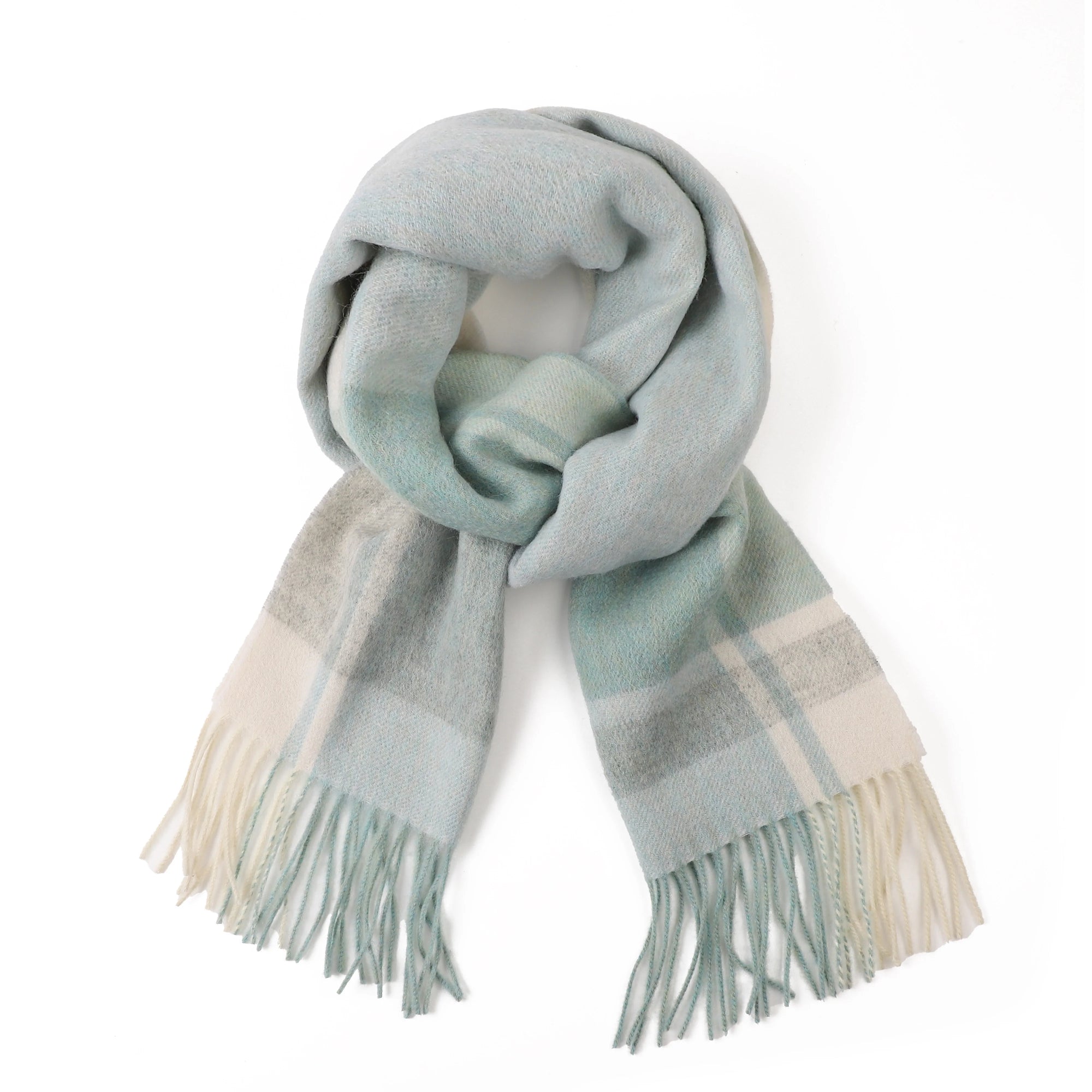 Winter Woollen Check Scarf