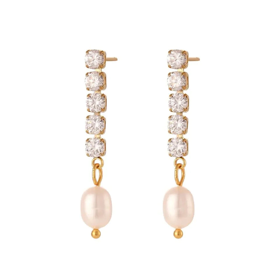 Freshwater Pearl Earrings 009