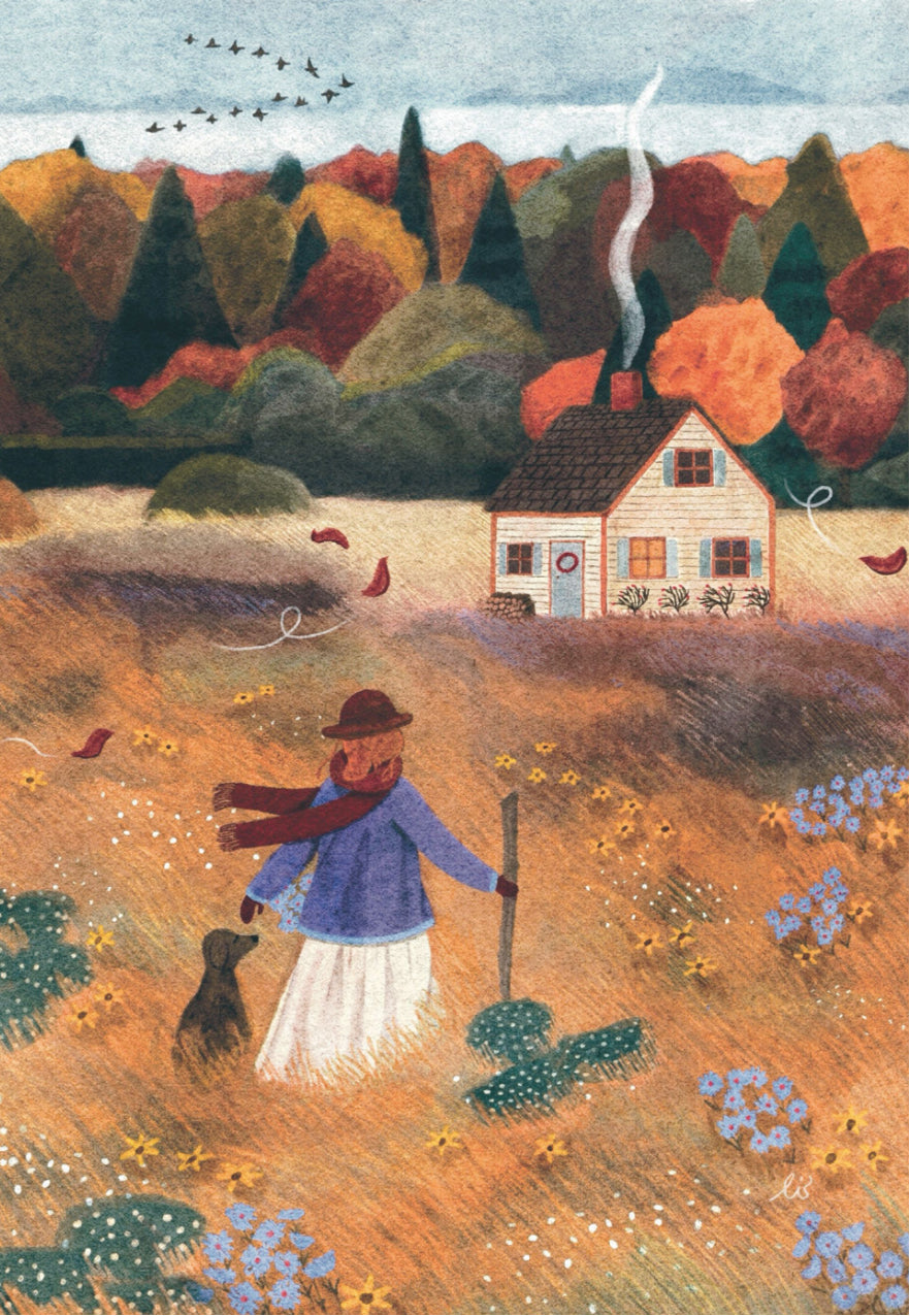 Greeting Card - Farmer &amp; Dog