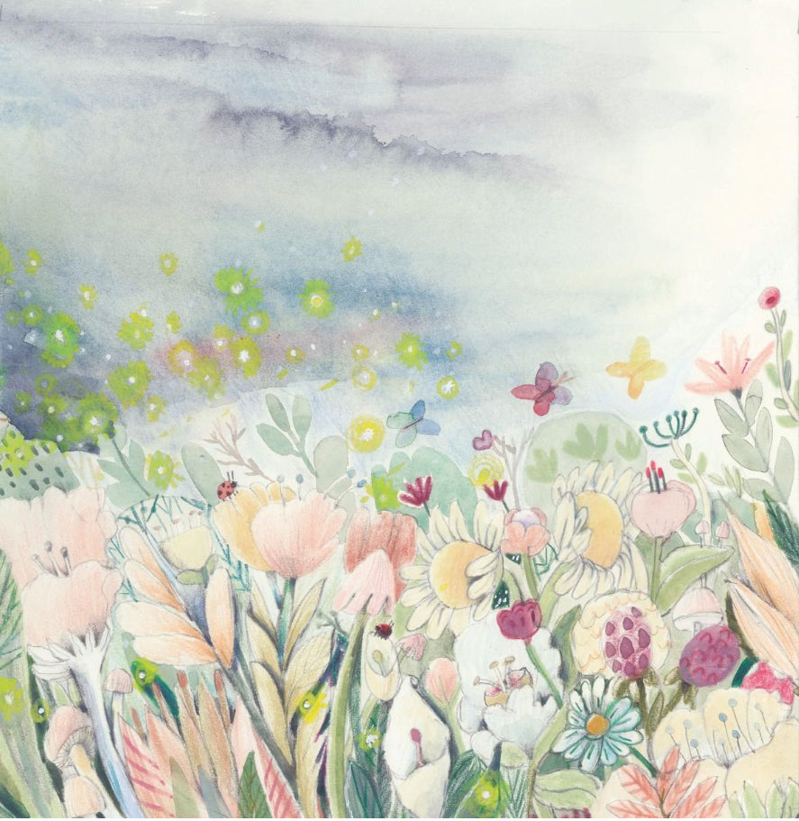 Greeting Card - Flower Garden