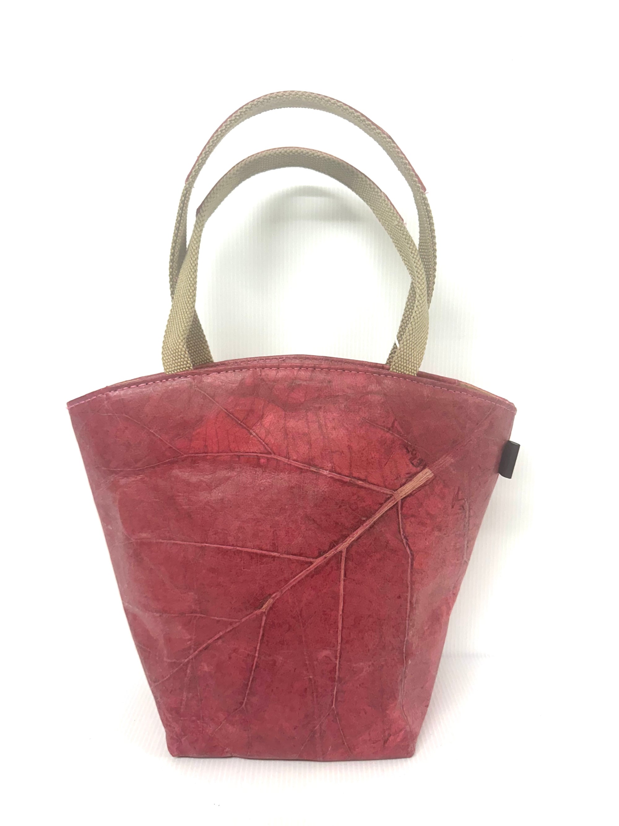 Leaf Leather Tote Bag