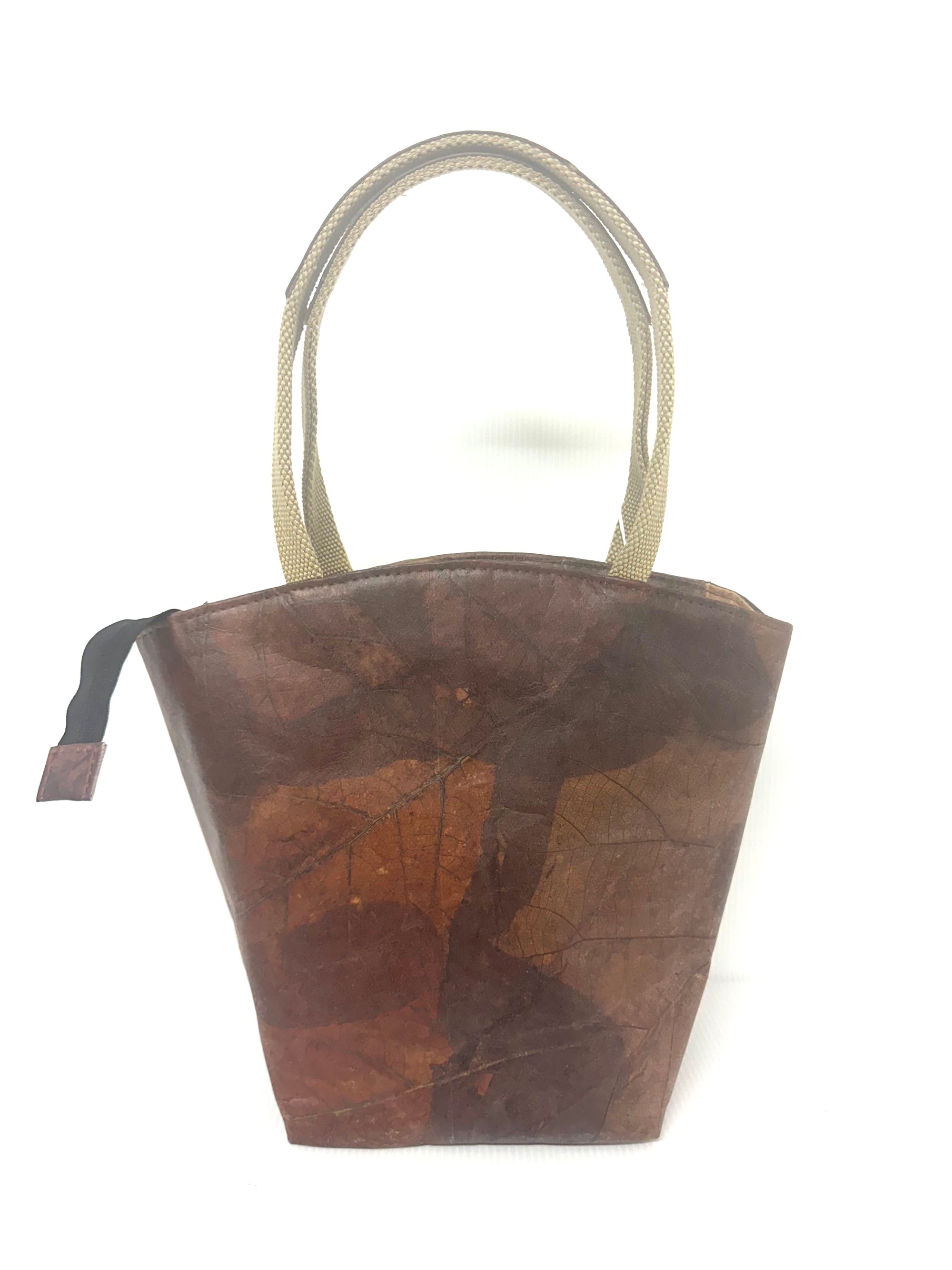 Leaf Leather Tote Bag