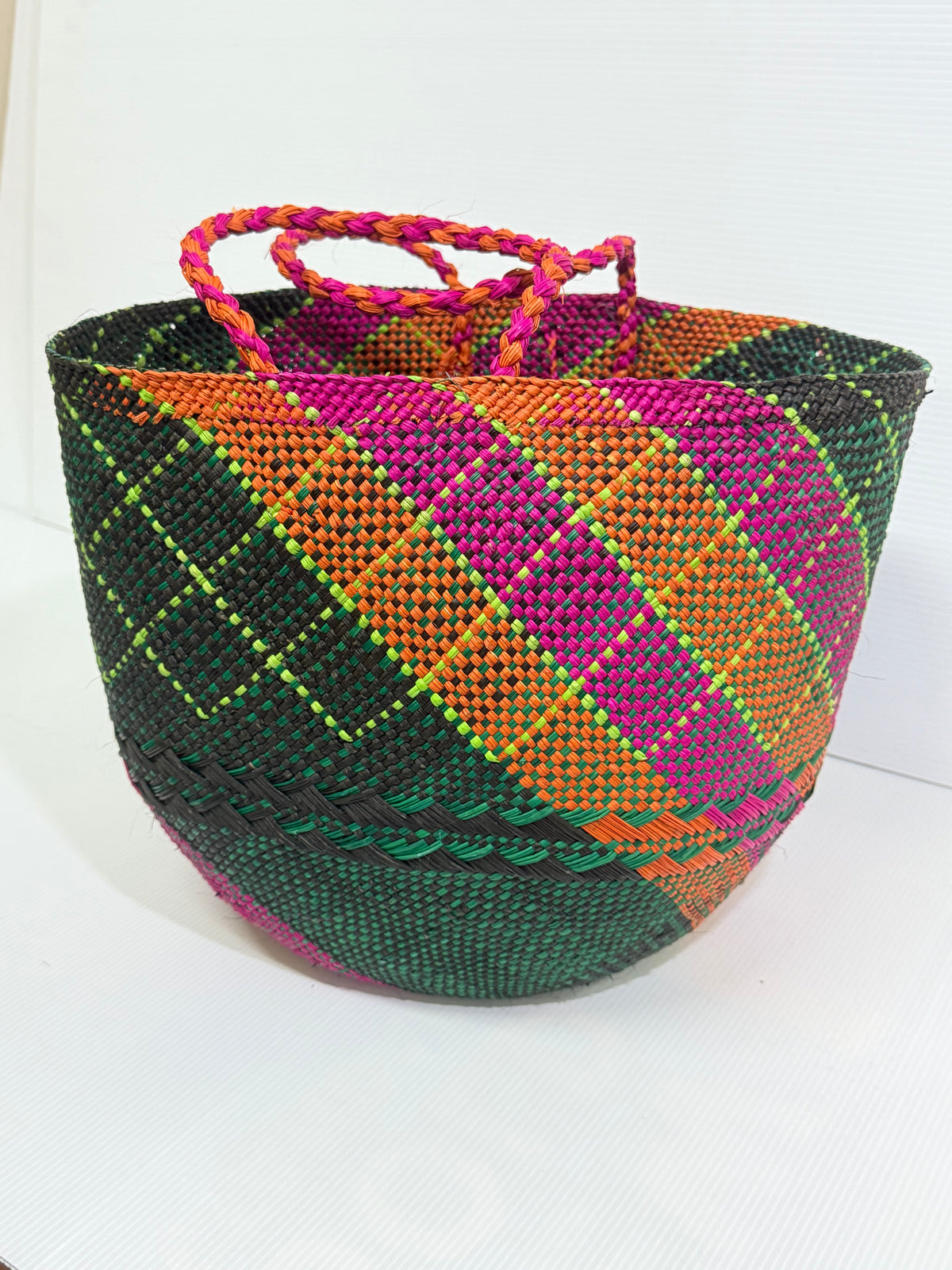 Hand Woven Fine Basket - L