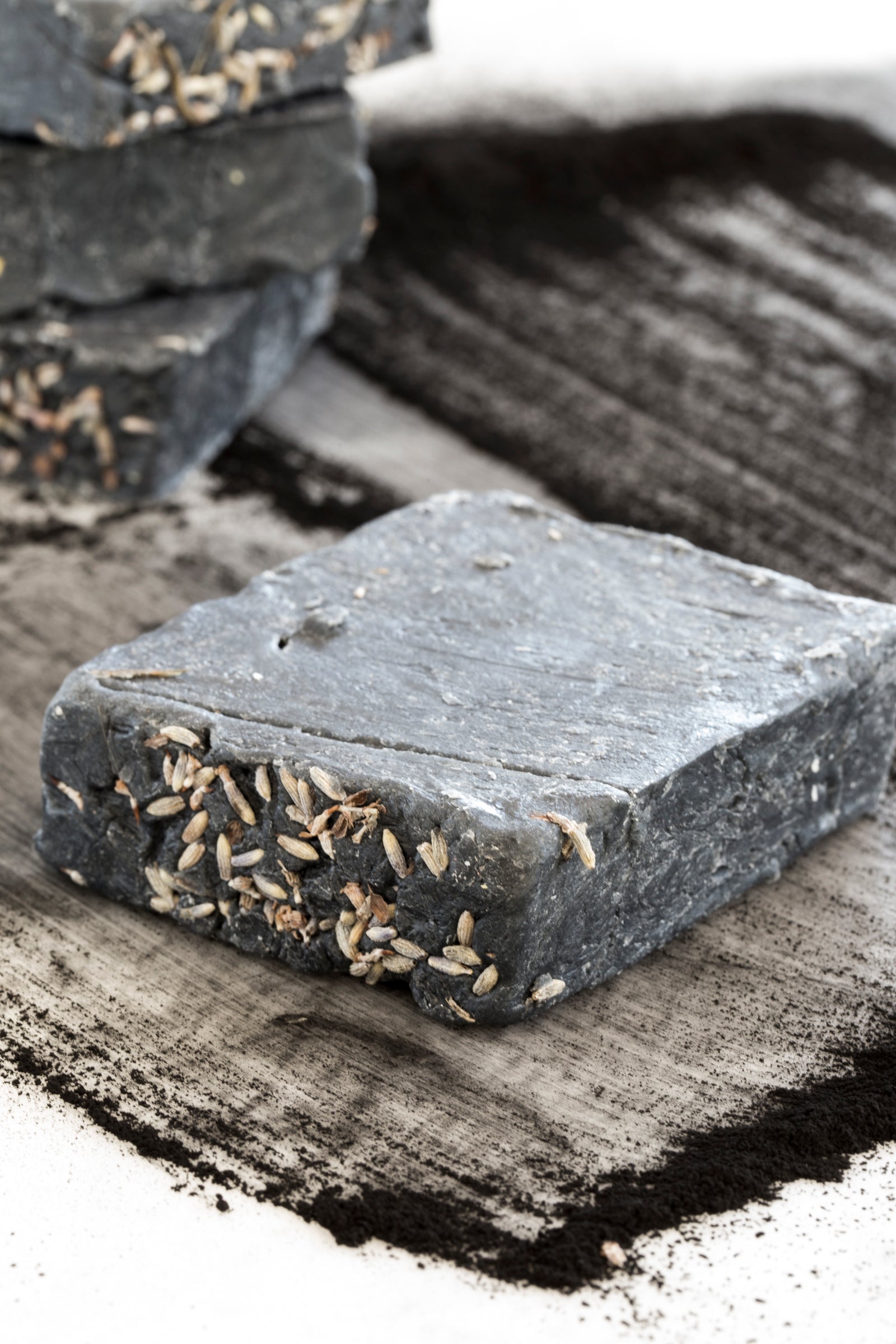 Handmade Soap Bar - Lavender, Sage and Charcoal