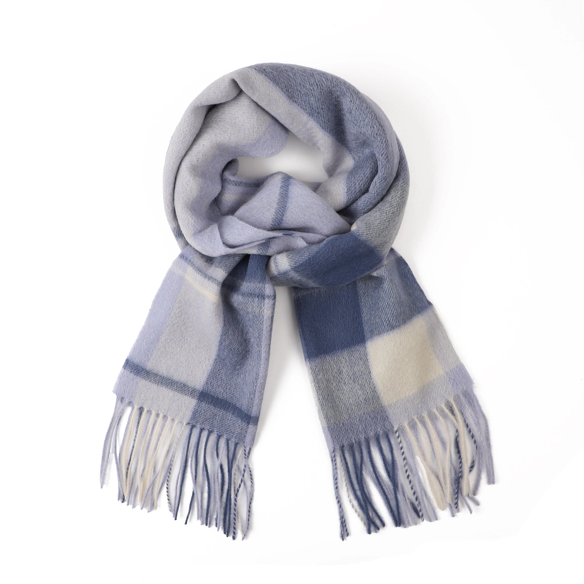 Winter Woollen Check Scarf