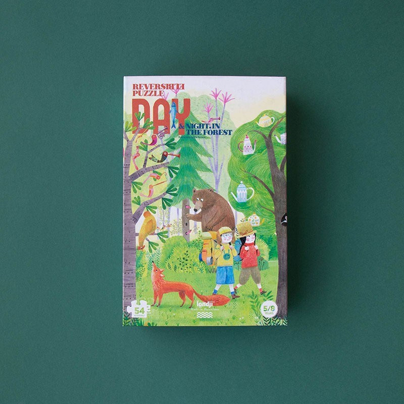 Mill &amp; Hide - Antipoda - Night and Day in the Forest Reversible Puzzle