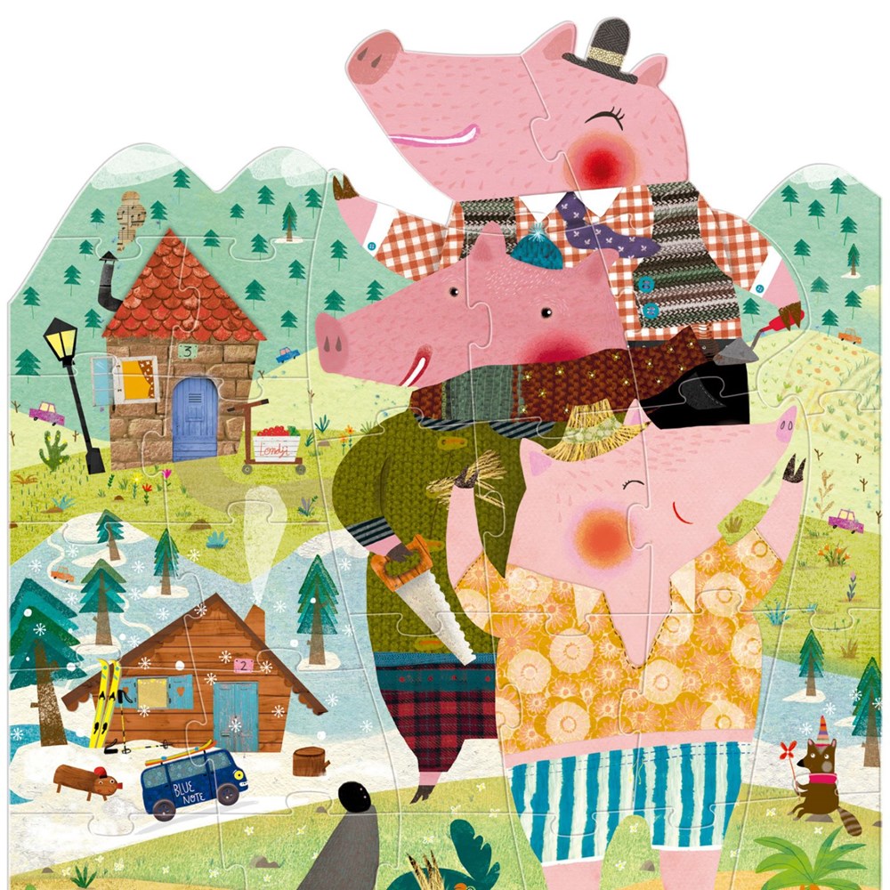 Mill & Hide - Antipoda - My Three Little Pigs Puzzle