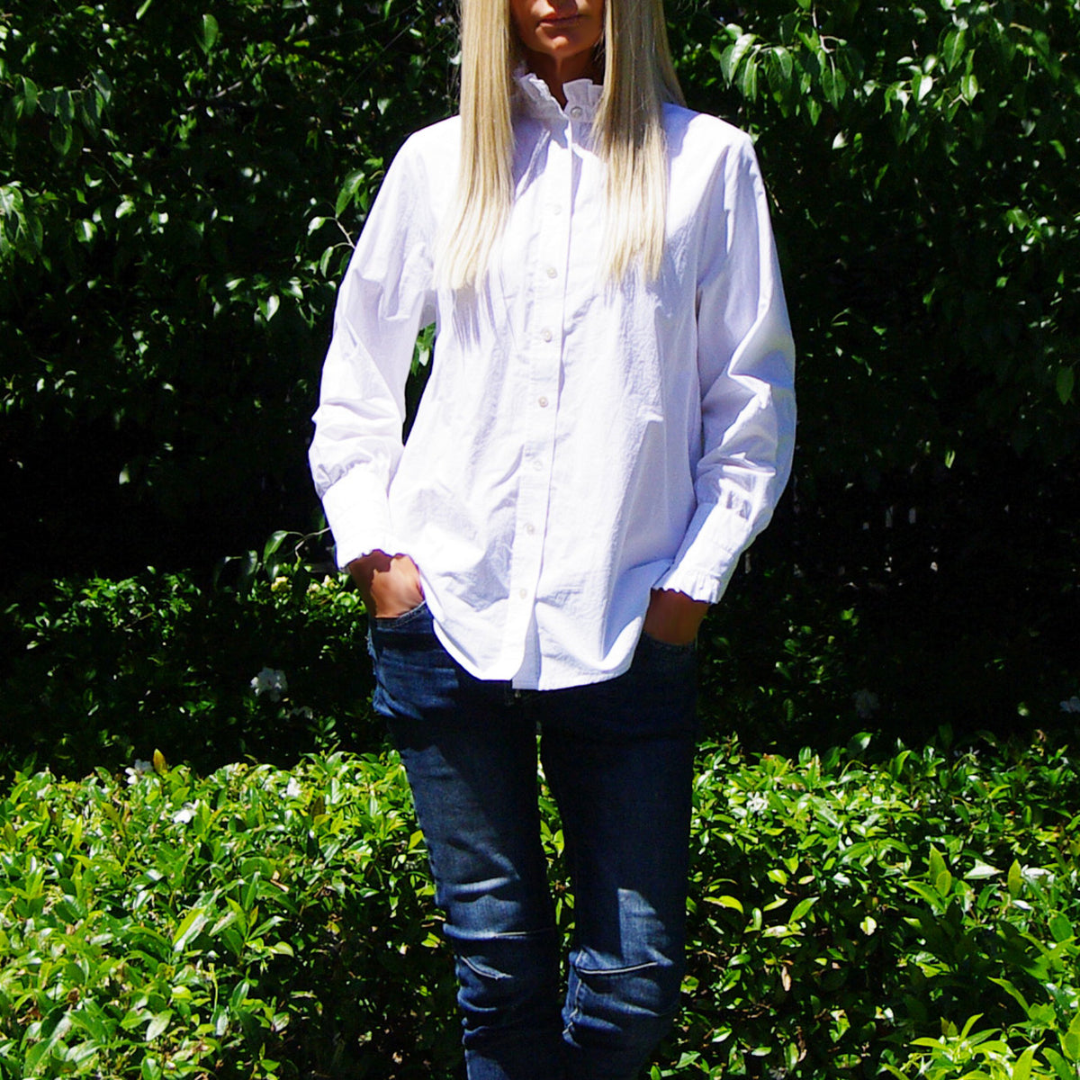 Mill &amp; Hide - Who&#39;s Charlie - Lottie White Shirt