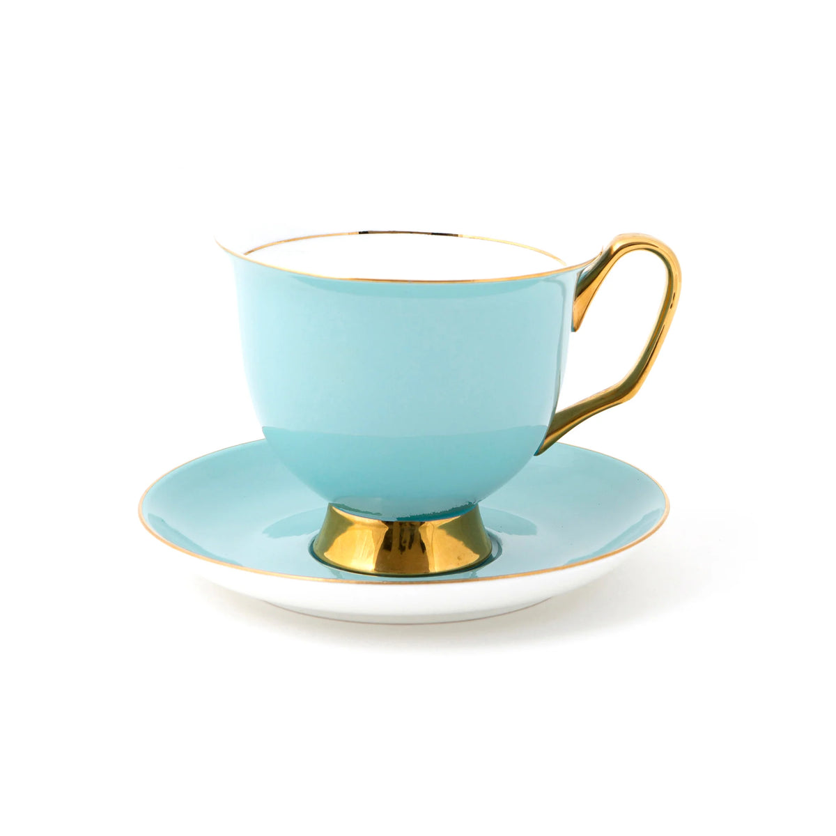 XL Pale Blue Teacup &amp; Saucer