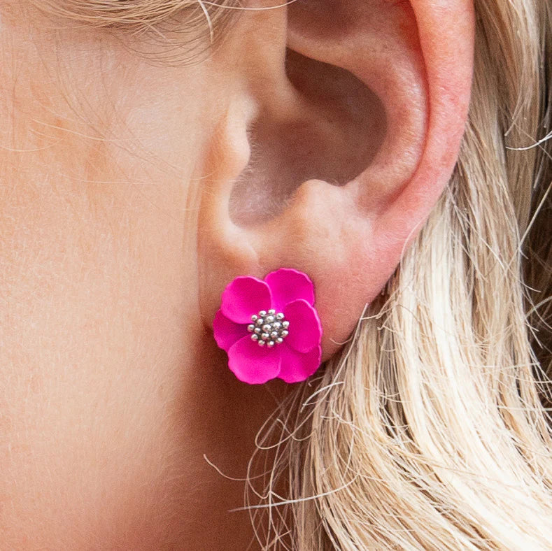 Mid Bloom Stud Earrings