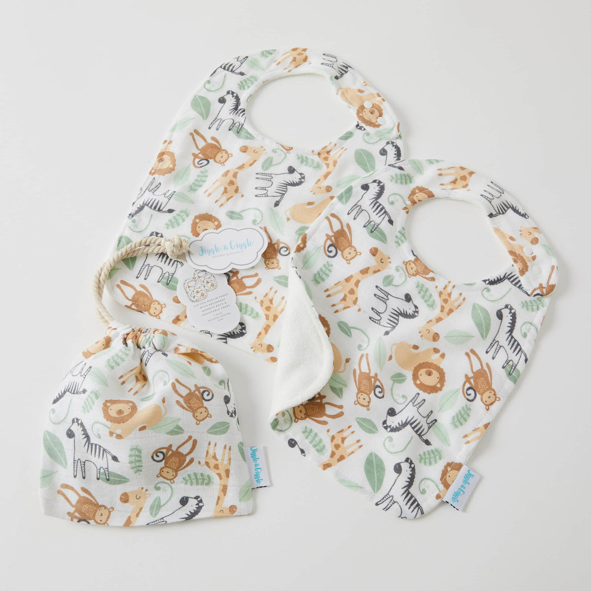 Muslin Bib Set of 2