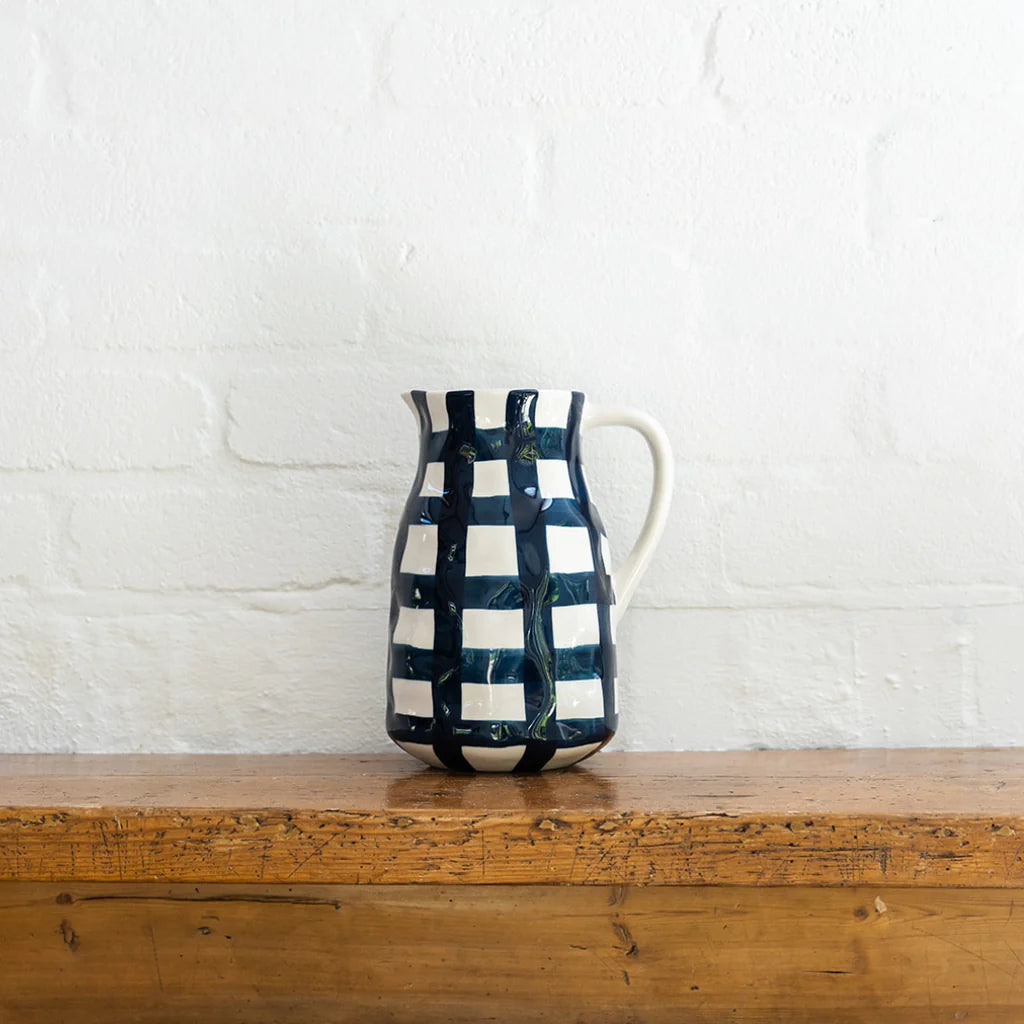 Gingham Jug - Large