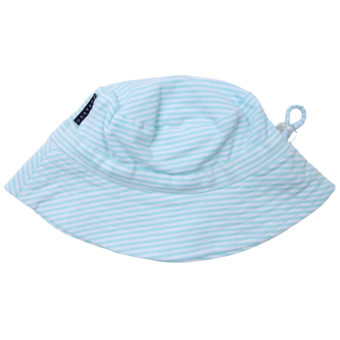 Cotton Sun Hat - Mint Stripe