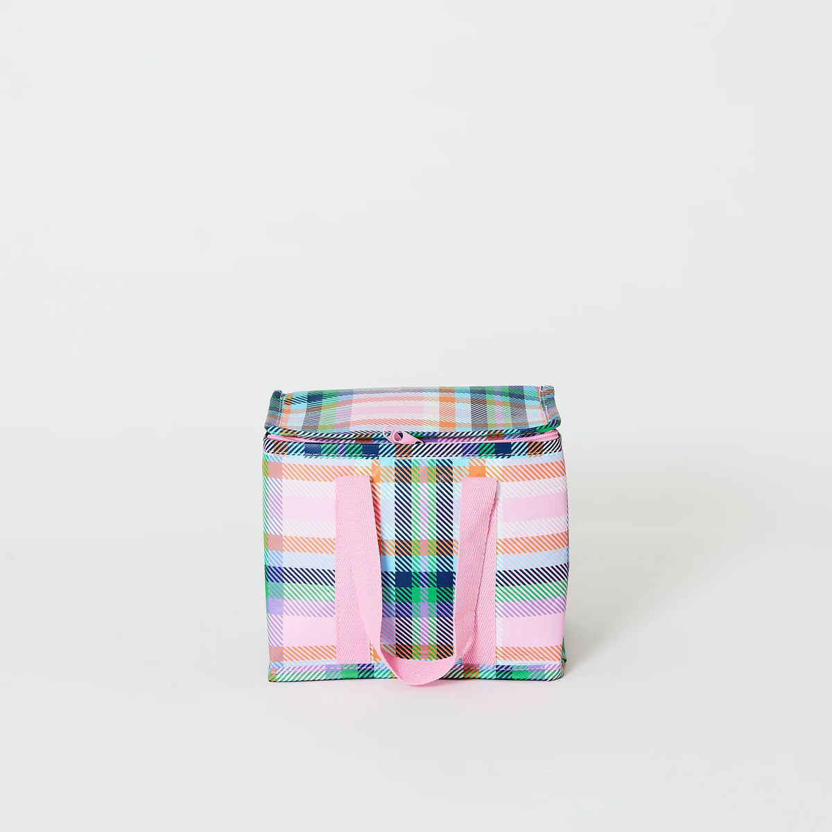 Plaid Mini Insulated Tote