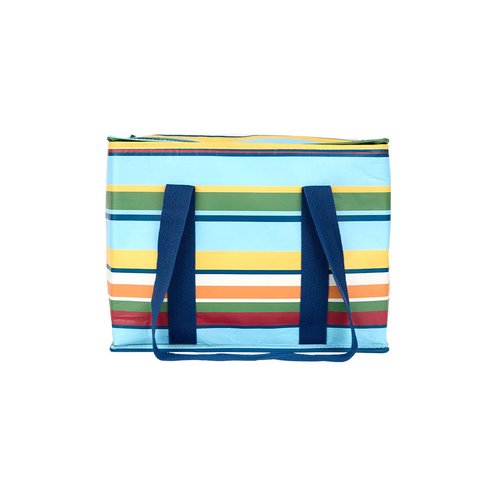 Retro Stripe Insulated Picnic Tote