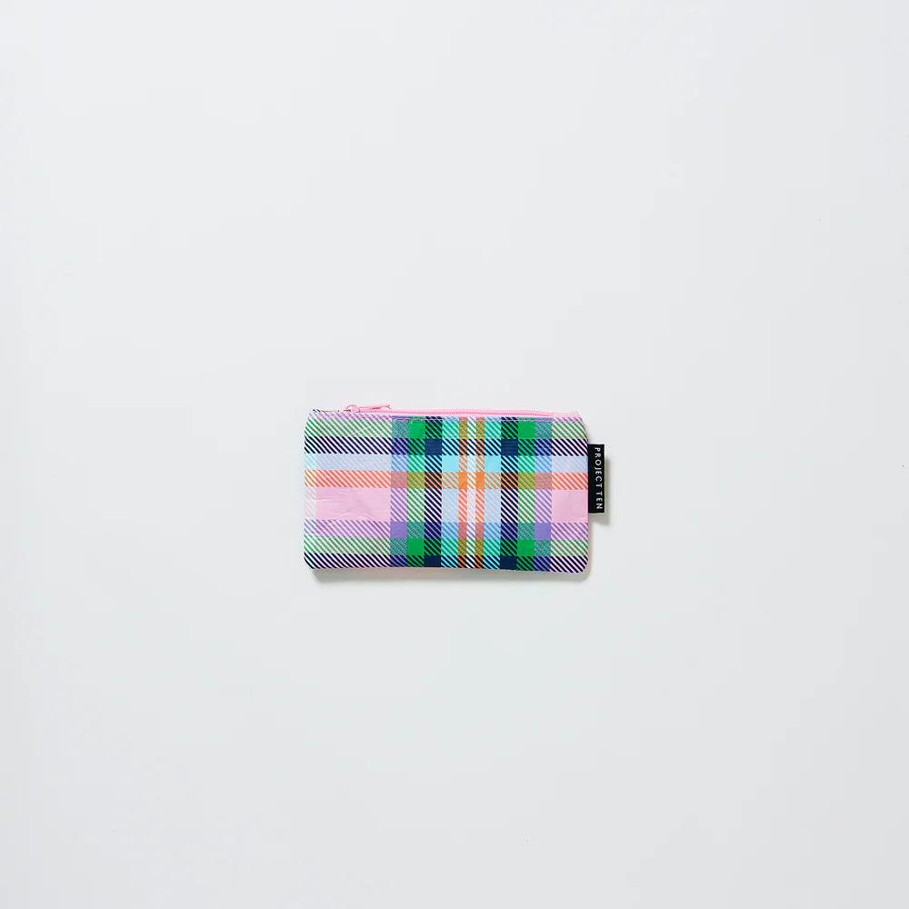 Plaid Tiny Pouch