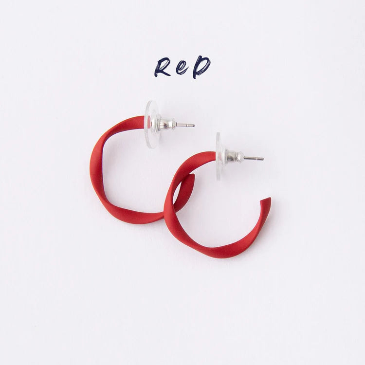 Twisted Mini Hoop Earrings