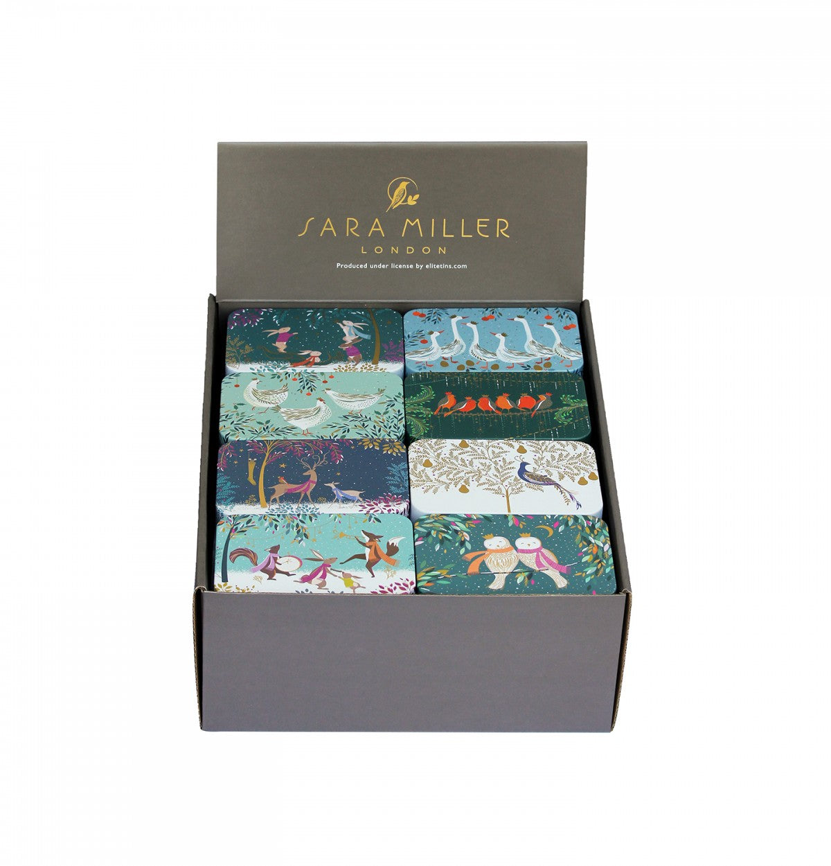 Sara Miller Christmas Tins