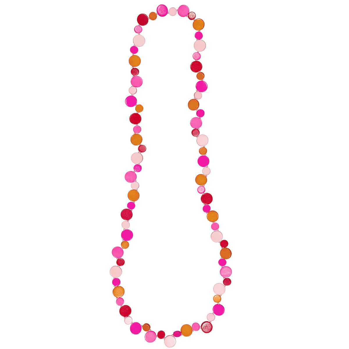 Smartie Single Strand Wood Necklace