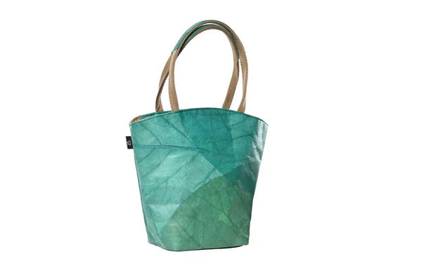 Leaf Leather Tote Bag