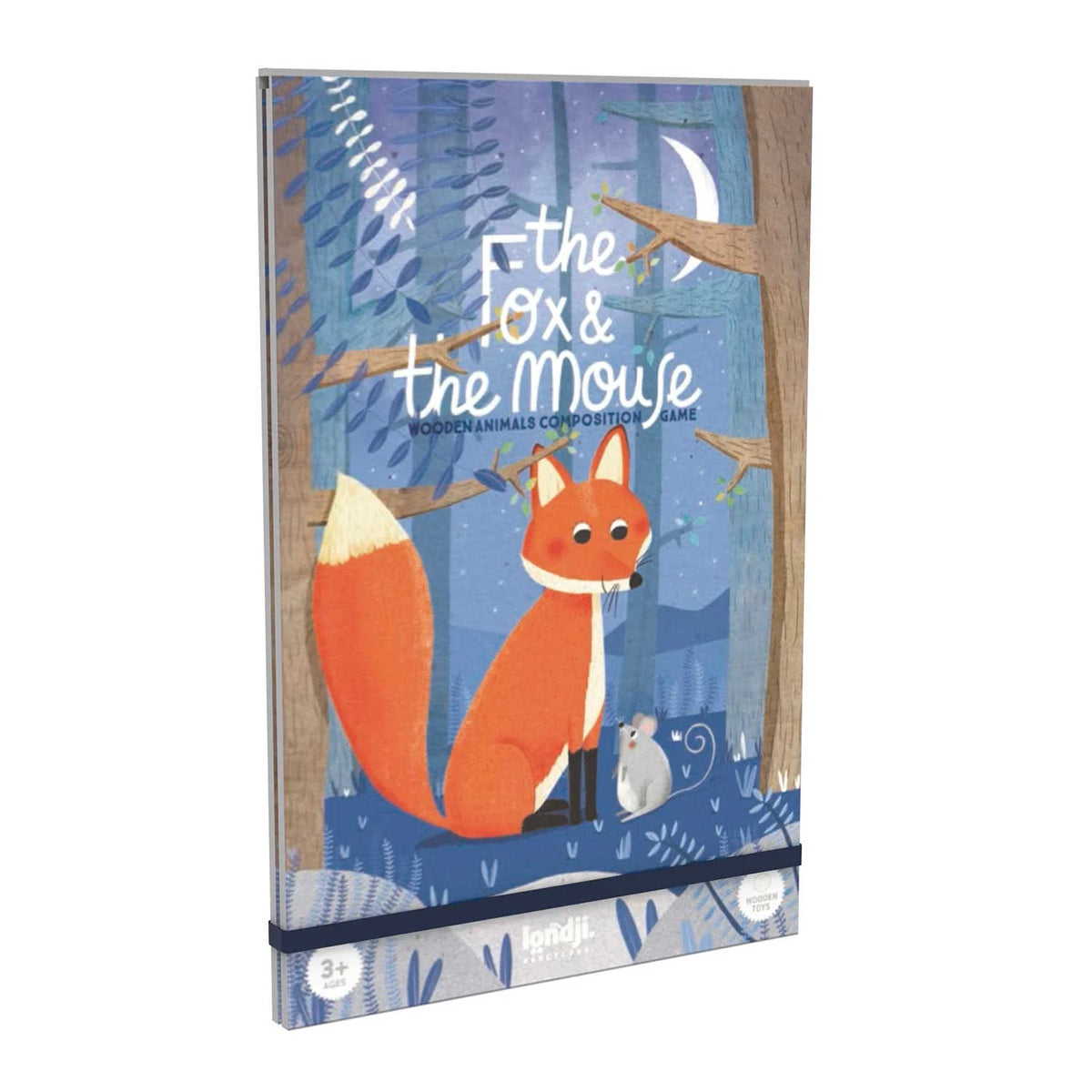 The Fox &amp; The Mouse Wooden Shape Set