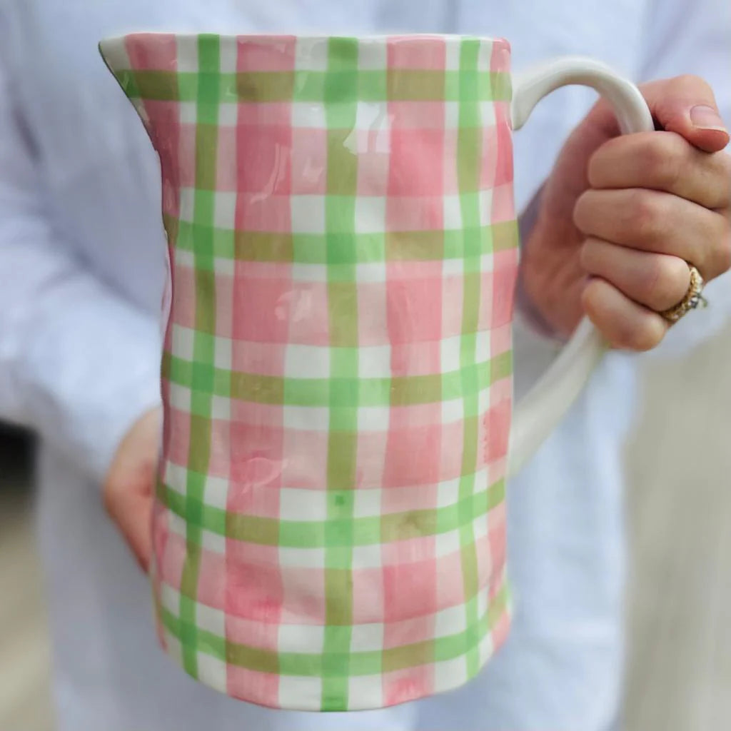 Gingham Jug - Medium