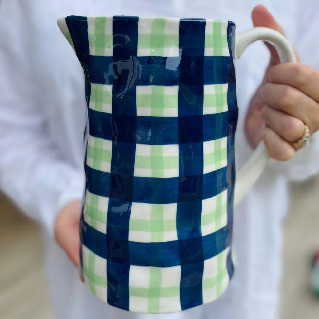 Gingham Jug - Medium