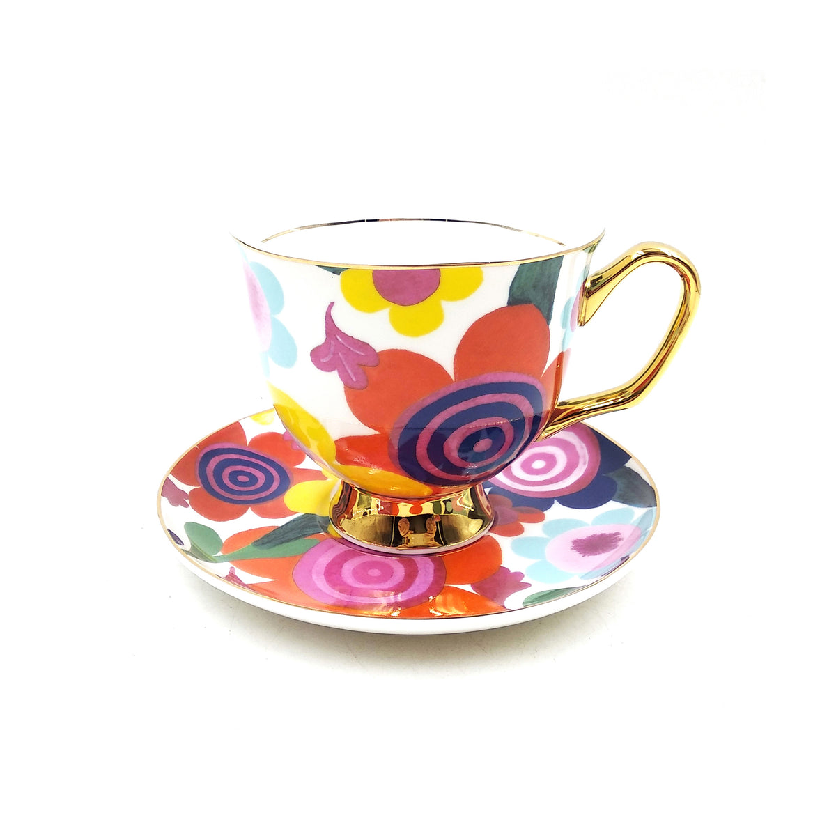 Mill &amp; Hide - Lyndal T - XL Flourish Teacup &amp; Saucer