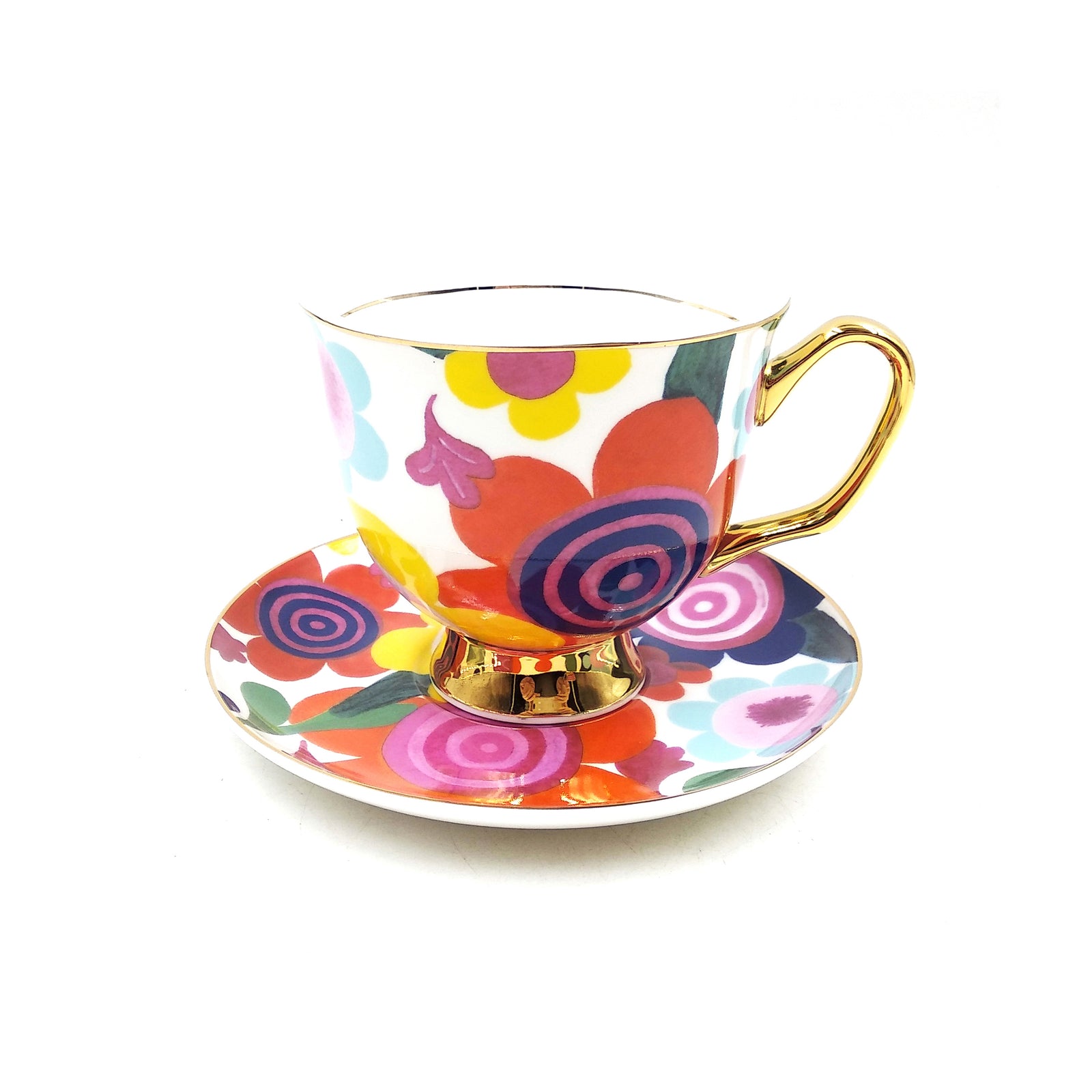 Mill & Hide - Lyndal T - XL Flourish Teacup & Saucer