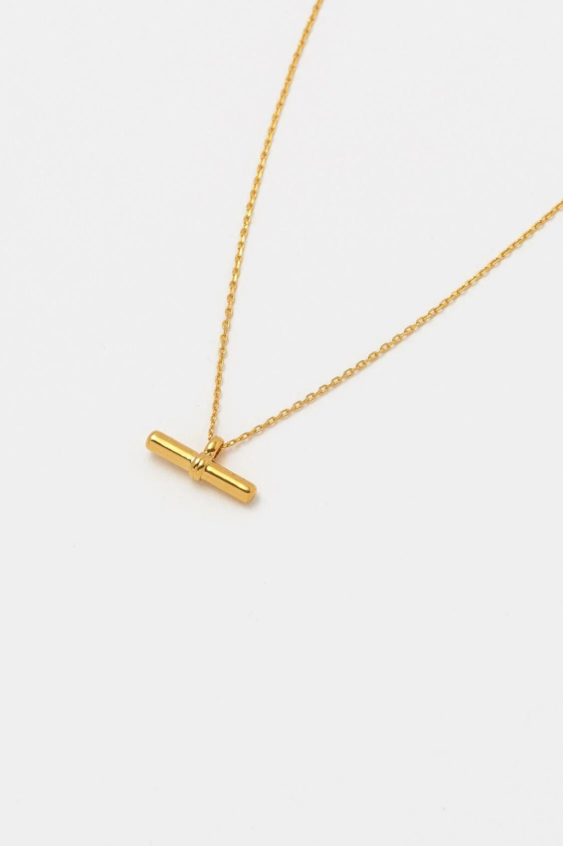 EB - T-Bar Necklace Gold Plated