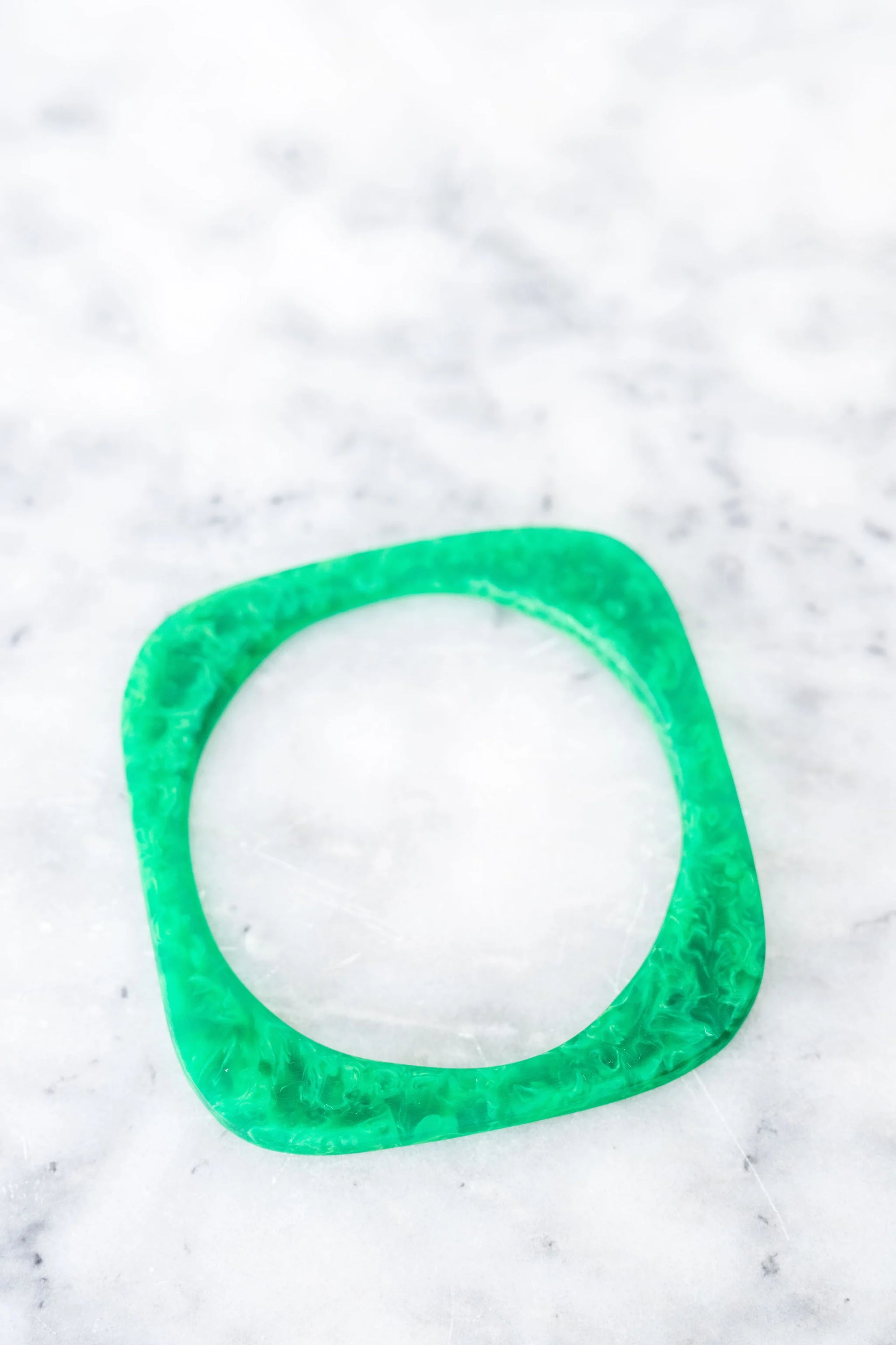 Geo Resin Stacking Bangle