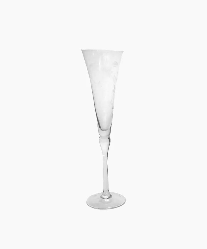 Floral Etched Glasses