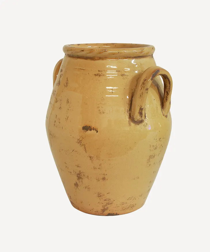 Ronan Aged Yellow Urn